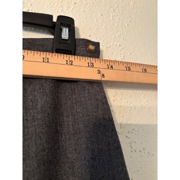 Susan Bristol Womens 10P Gray Wool A Line Long Skirt Preppy Academia - Picture 7 of 12